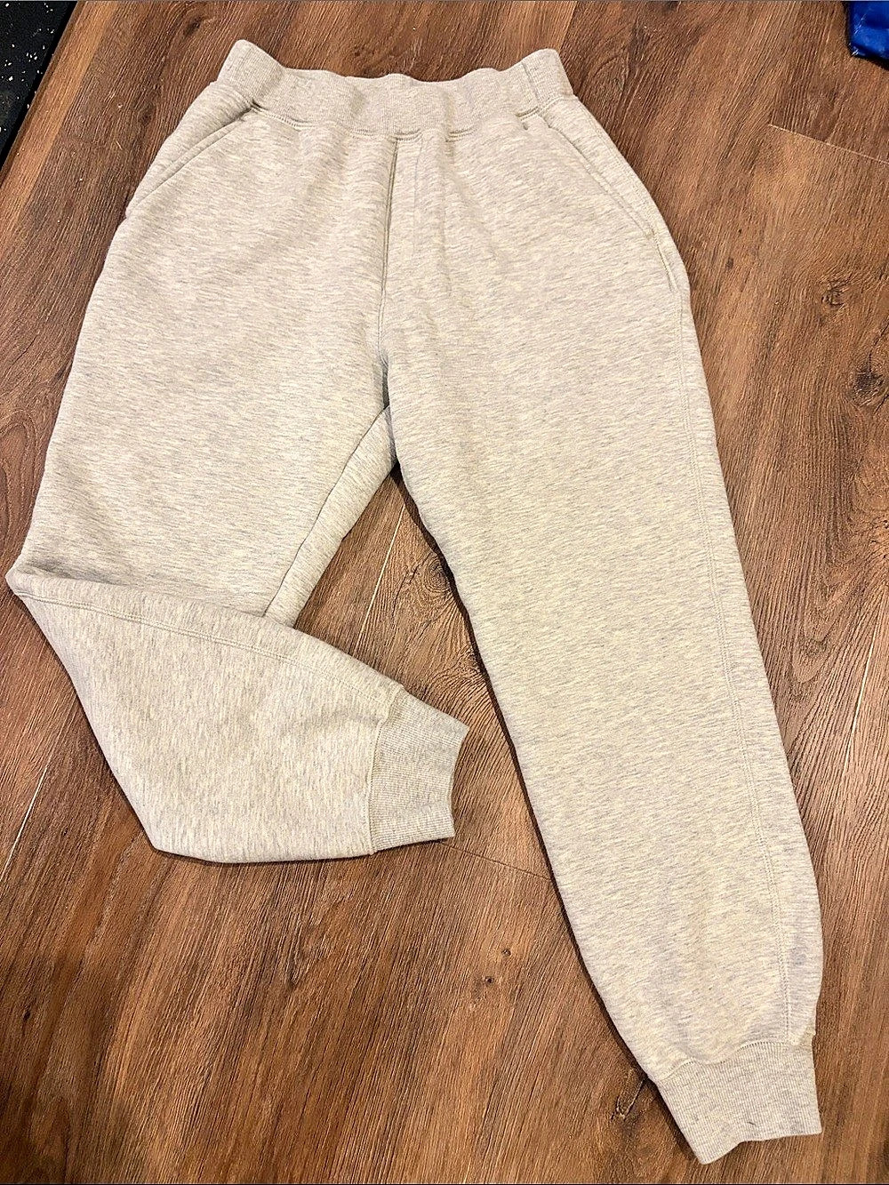 Uniqlo Kids Pile Lined Sweatpants Gray Boys 11-12